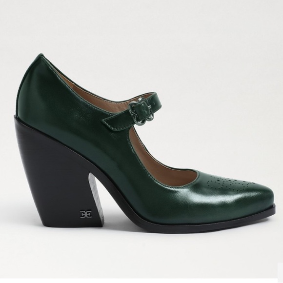Sam Edelman Green Mary Jane Heels - Picture 3 of 12